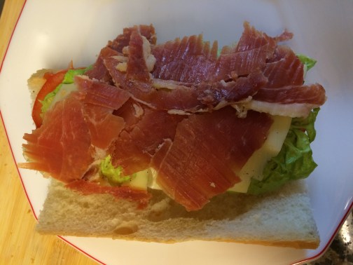 Jamon for lunch