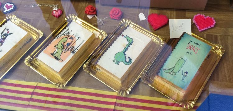 Sant Jordi Book Cakes